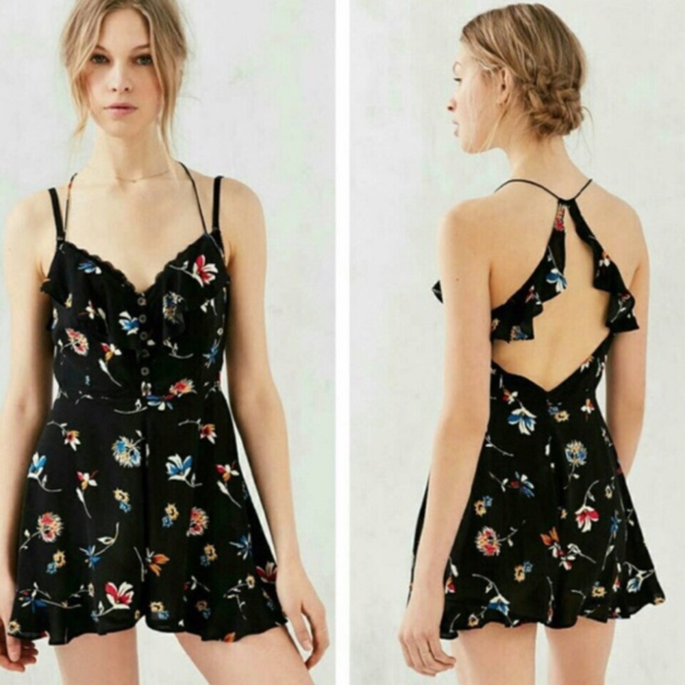 Kimchi blue ruffle romper